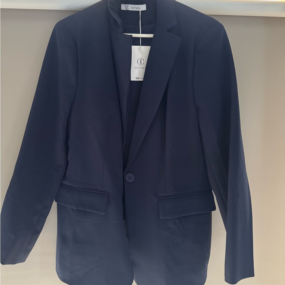 Cicy Bell Deep Blue Women's Blazer